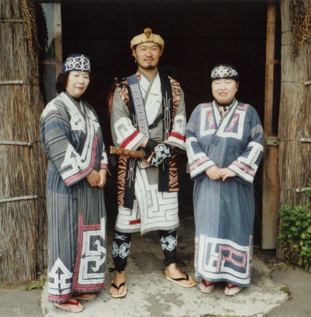 AinuSan - Torbenbrinker - Ainus wearing their traditional clothes, Ainu Museum, City of Shiraoi, Hokkaido, Japan.