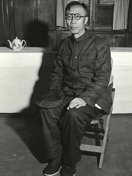 Una fotografia dell’ultimo imperatore della Cina Pu Yi nel 1956_